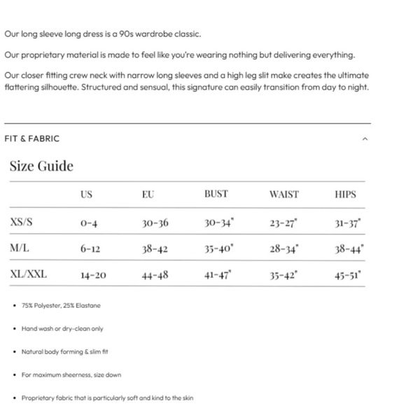 CHAM Long Bodycon Semi Sheer Long Sleeve Dress In Baby Beige Women's Size X - Picture 3 of 13